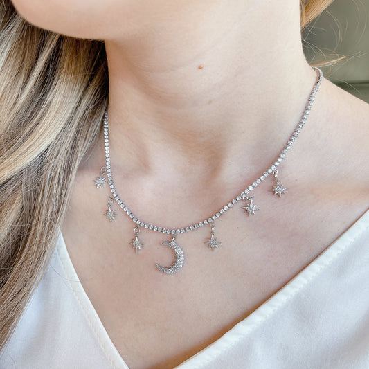 Constellation Silver Plated Necklace