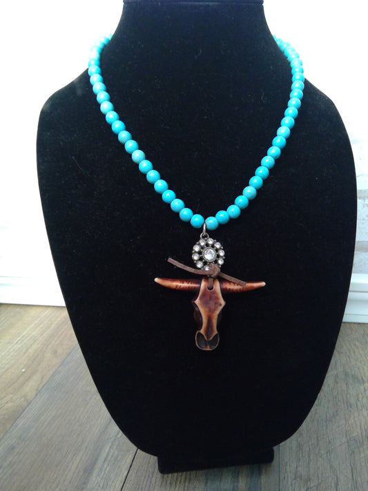 Western Longhorn Necklace