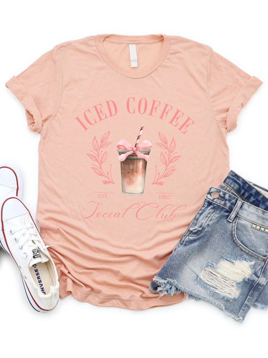 Iced Coffee Social Club Graphic Tee