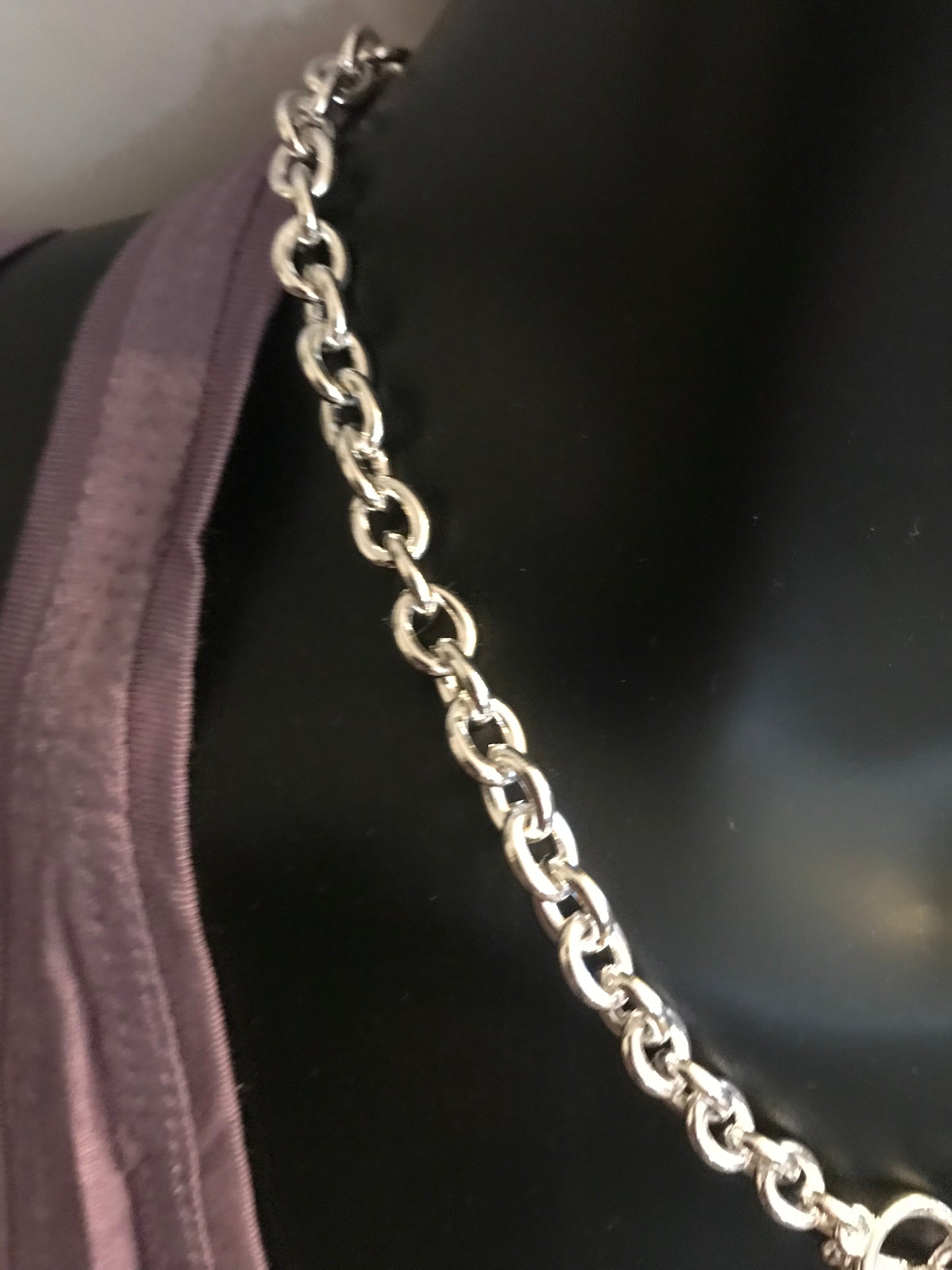 Tiffany Style Heart Tag Necklace Silver - Meraki B Shop
