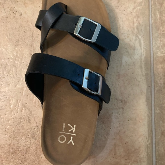 New Vegan Leather Strapped Cork Sandle