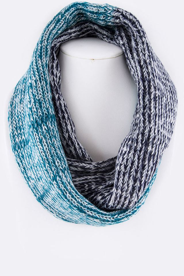 2 Toned Infinity Scarf